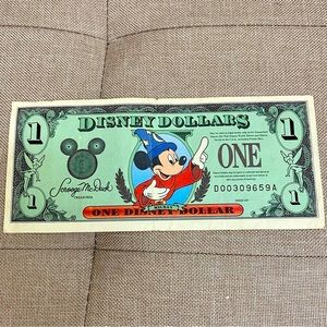 25th Anniversary Disney Dollar: One Disney Dollar